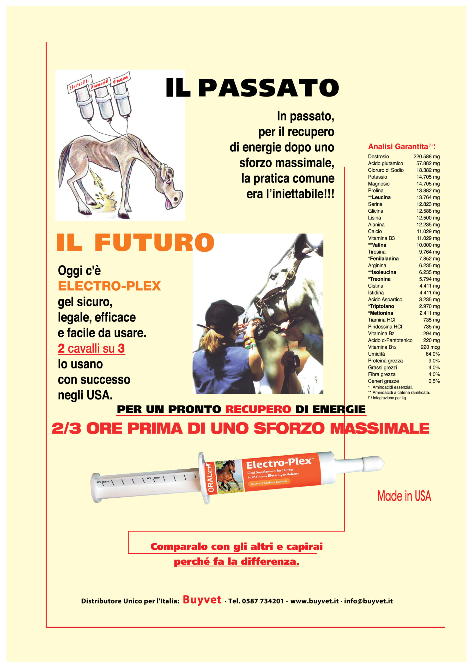 Electro-Plex (34 g) - Elettroliti per cavalli in pasta - immagine 2